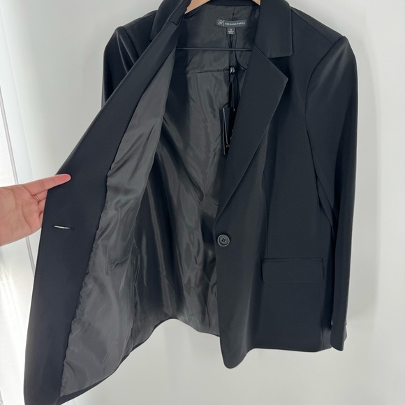 New! Adrianna Papell Twill One Butter Blazer Size Small - Picture 5 of 11